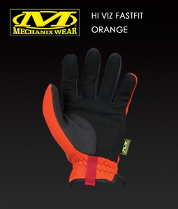 Mechanix Hi-Viz FastFit Gloves Orange